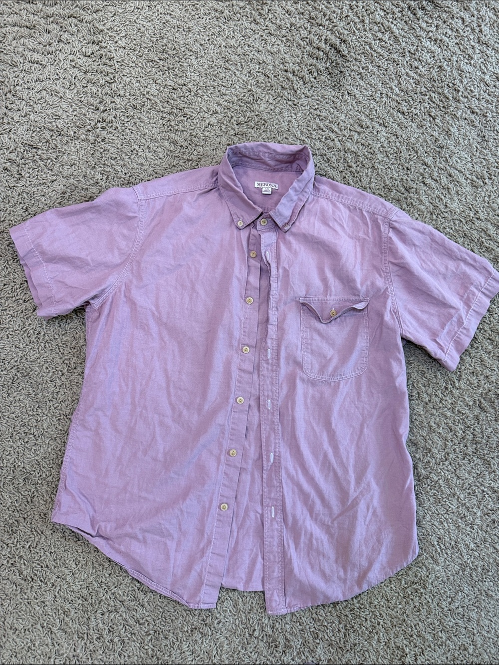 Men's Button-Down Short Sleeve Shirt